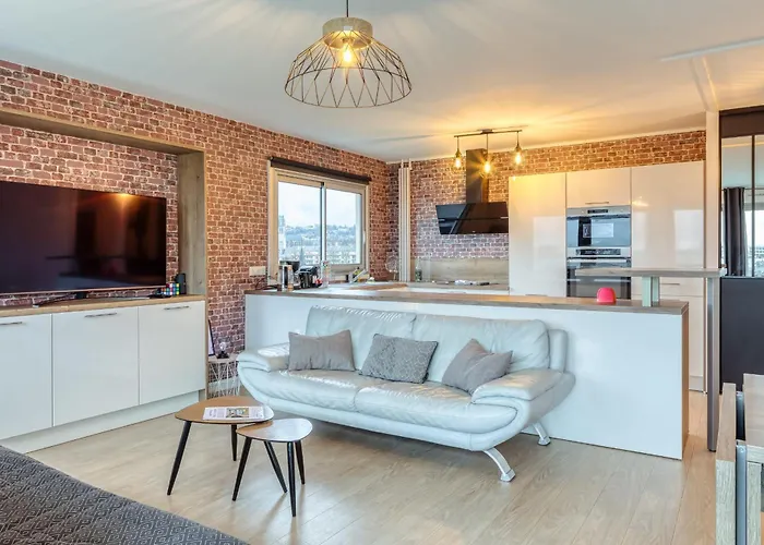 Perle De La Seine Superbe F3 Vue Seine Et Cathedrale Apartament