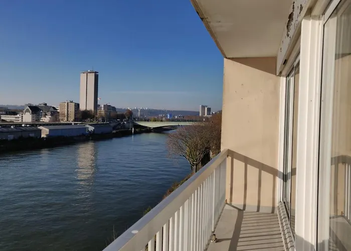 Perle De La Seine Superbe F3 Vue Seine Et Cathedrale Apartament *